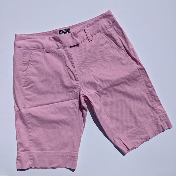 ADIDAS Stretch Golf Shorts Pink Bermuda length - Picture 3 of 7